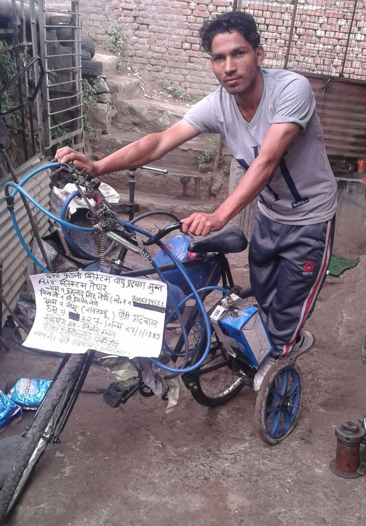 Cycling itself will run by air