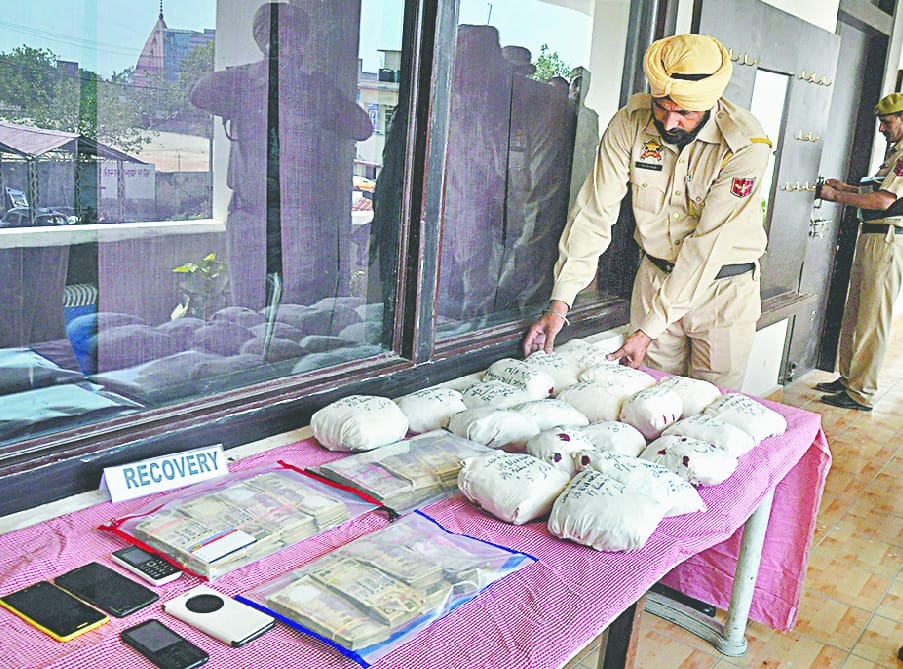NCB destroyed heroine of ammount 120 crore at mohali
