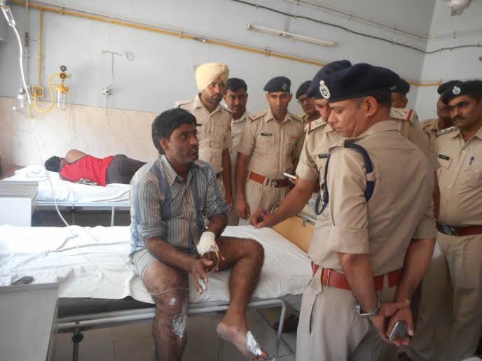 fatehabad private bus blast case sort outed after suspension of 9 police officers
