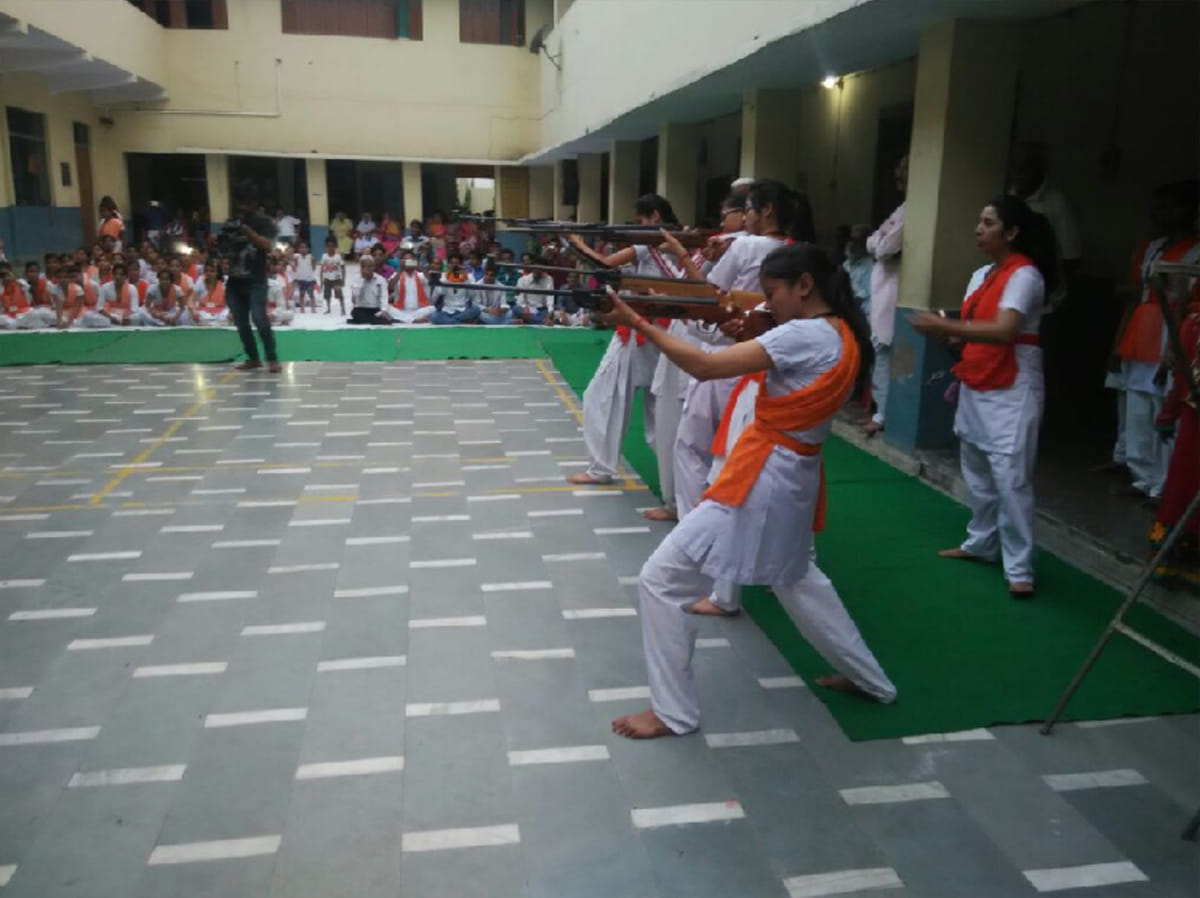 girls training by vishwa hindu parishad