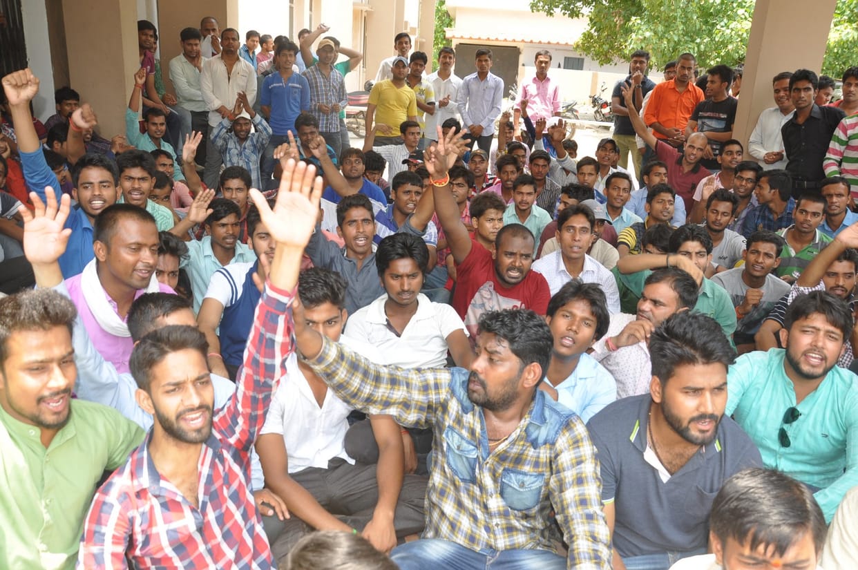 students ruckus in opposition to vaccent the hostel