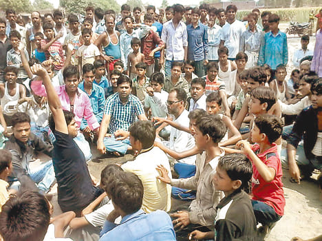 HT line in the field of juvenile death fall