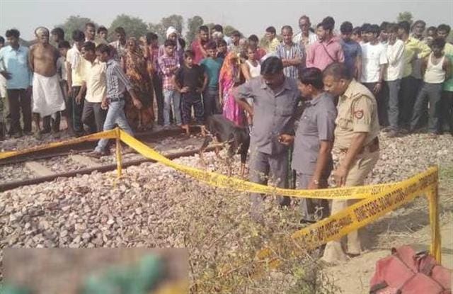 She threw a dead body on railway tracks