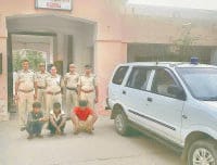 police, arrest, three theifs, action, mahendragarh