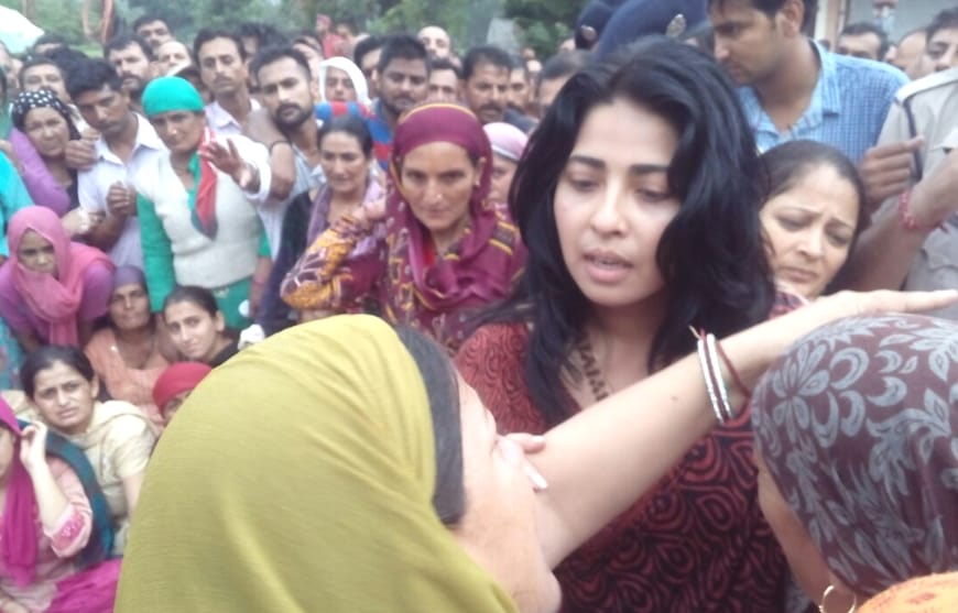 People protest at ponta on girl murder case, live photos.
