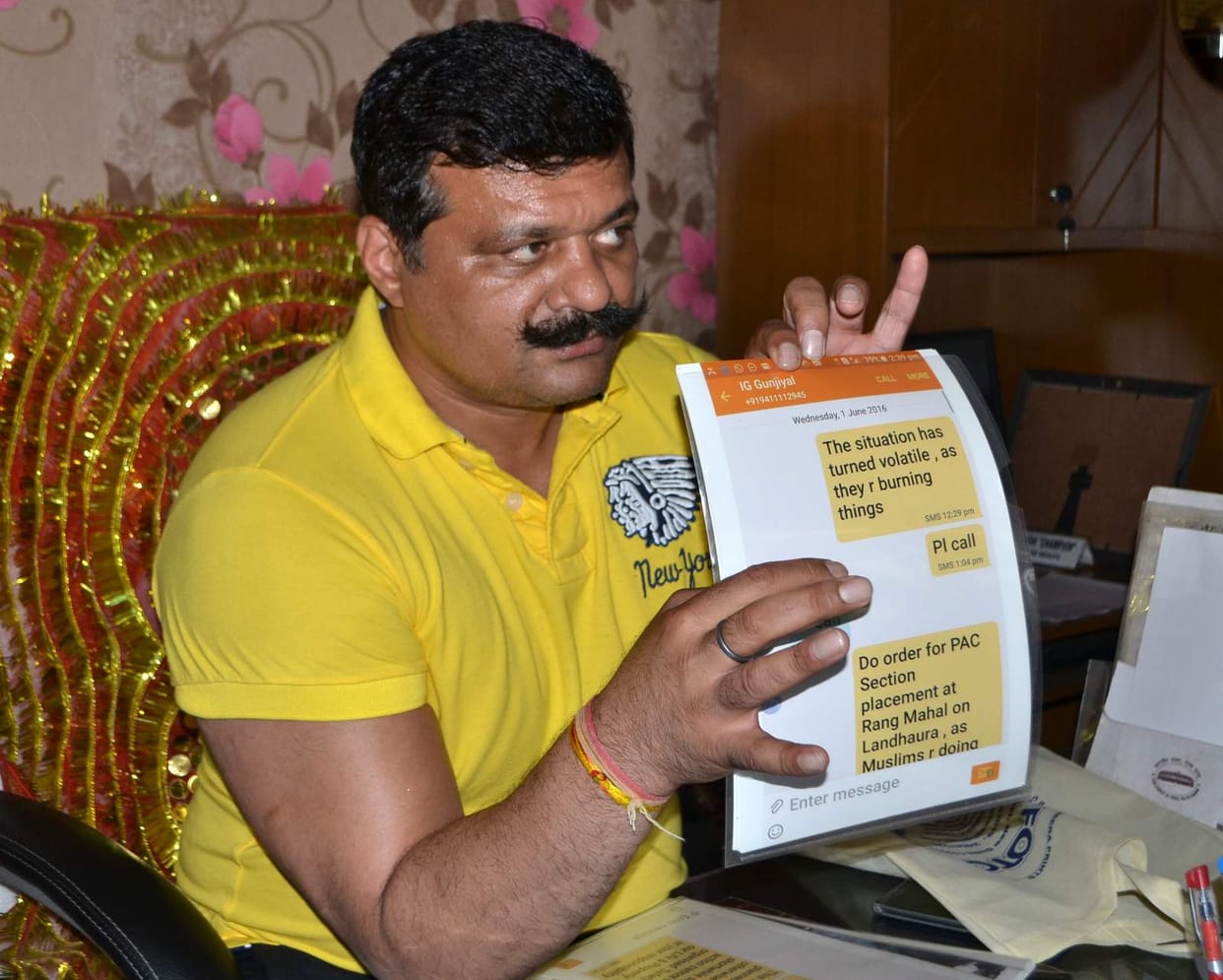 police under house arrest ex mla pranav singh champion in roorkee