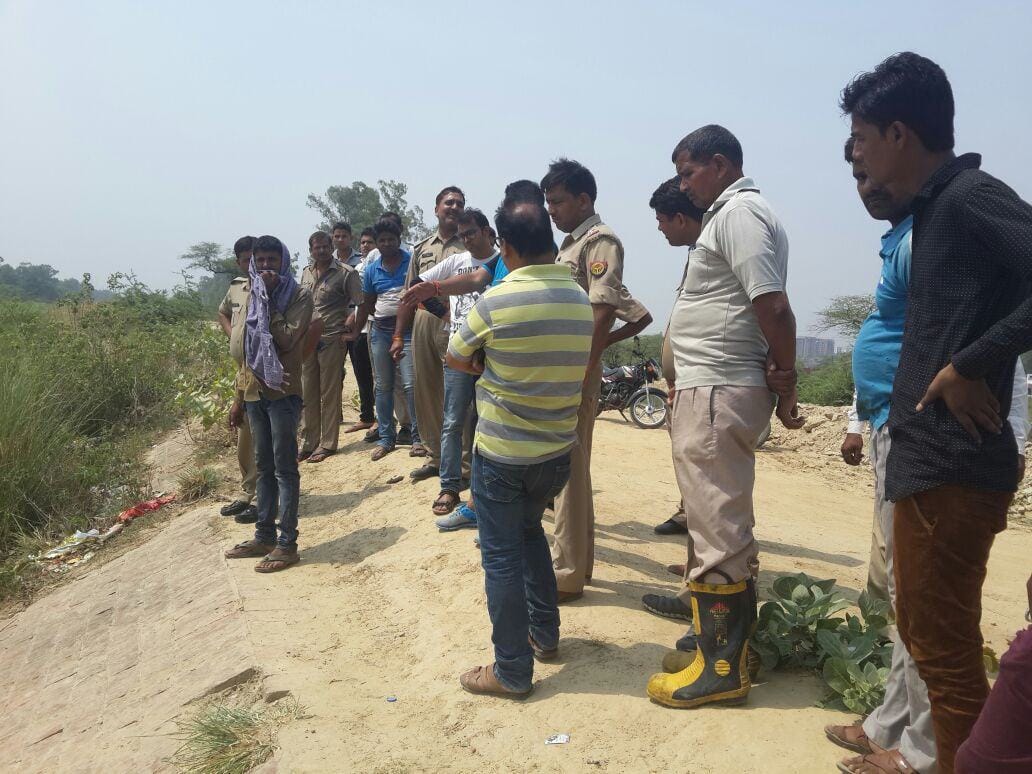 boys sink in indira canal in lucknow