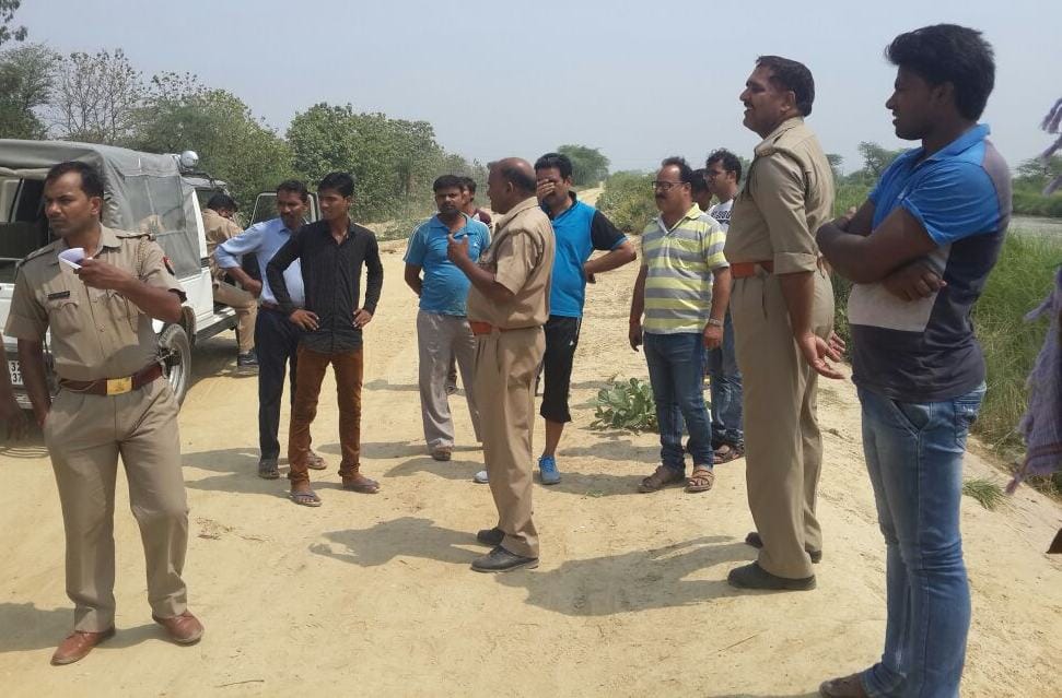 boys sink in indira canal in lucknow