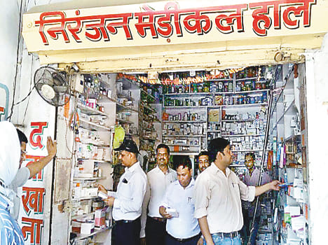 Drug raids at medical stores hit team
