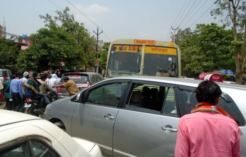 traffic system change in Vrindavan on Akshaya Tritiya 2022