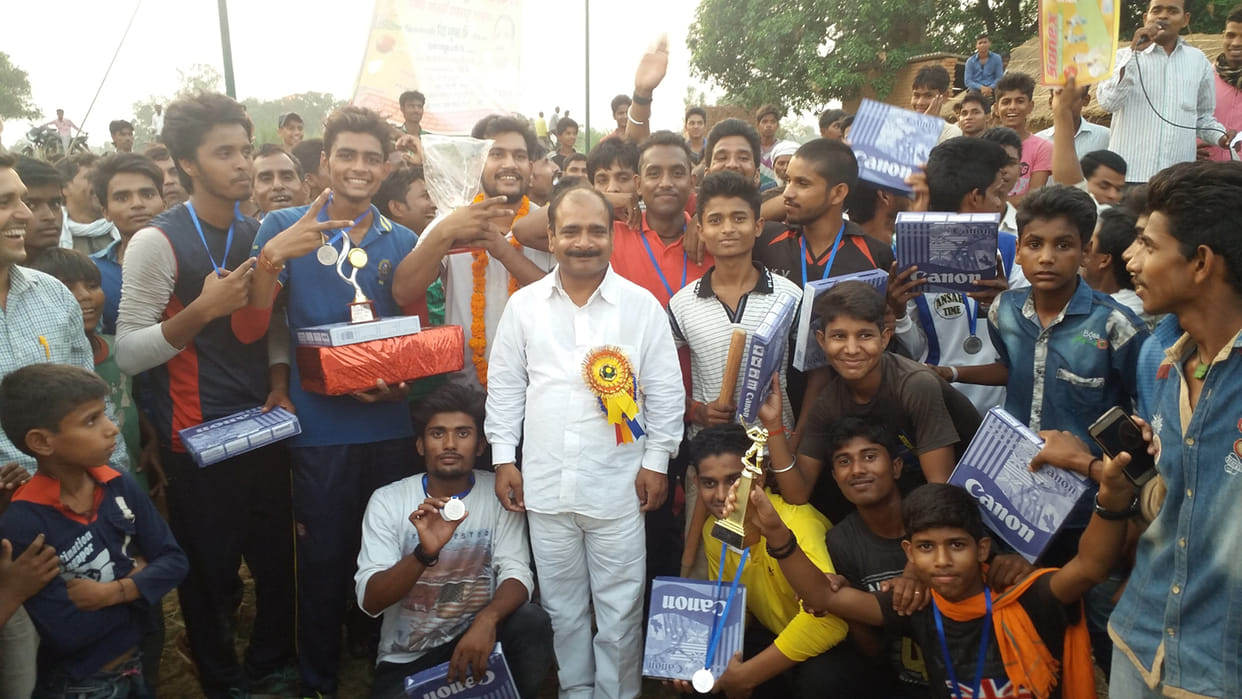 Pratappur won the trophy defeating Buxar