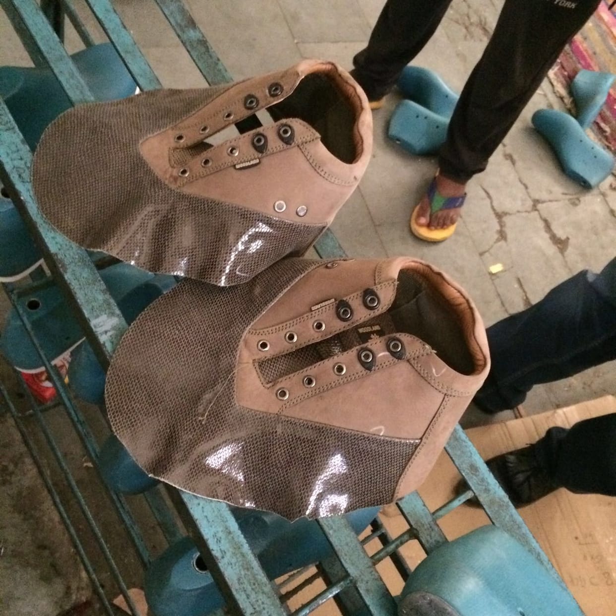 famous brand manufactures shoes factory raided