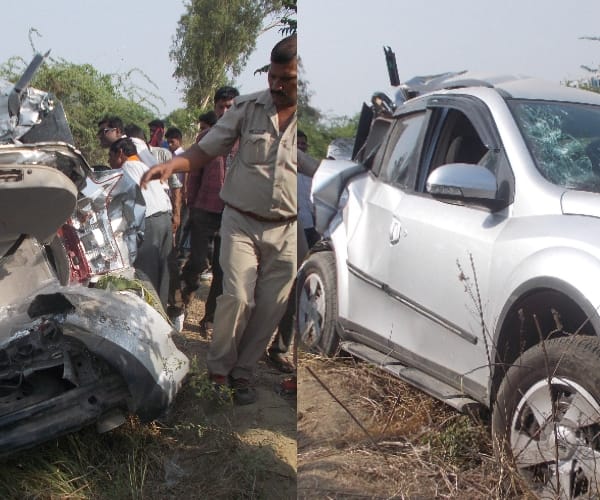 one died in an accident in BKT in Lucknow.