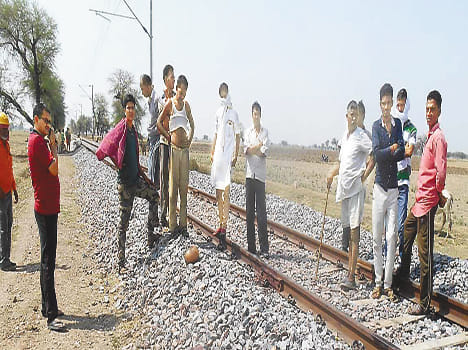 The teacher gave the train would cut through the life