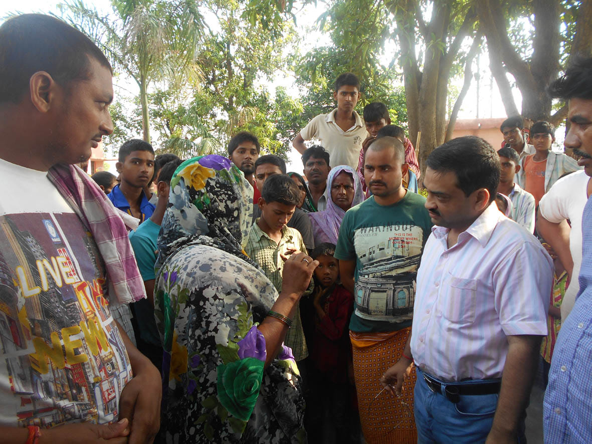 anm didnt give prpoer care for bribe 