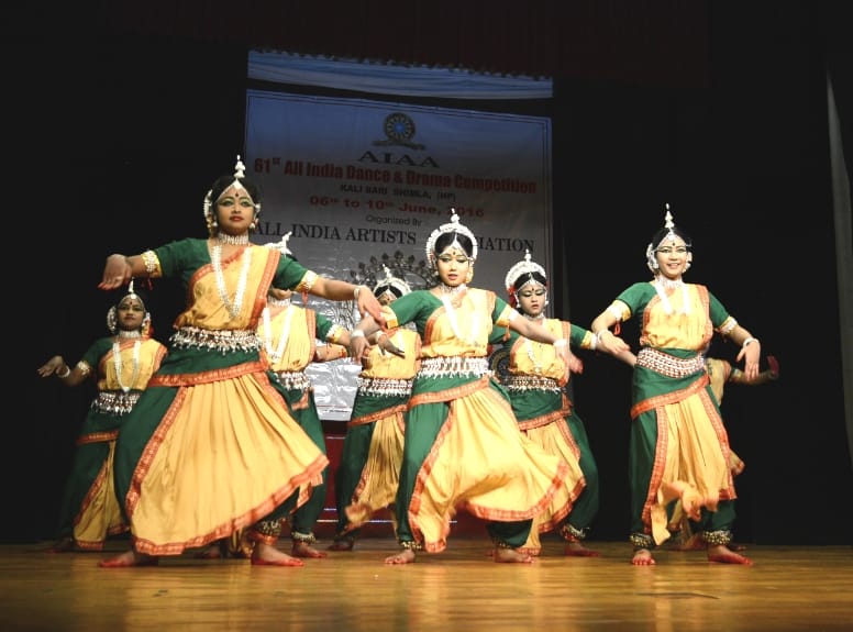 All India Artist Association dance and drama competition at kalibari shimla.