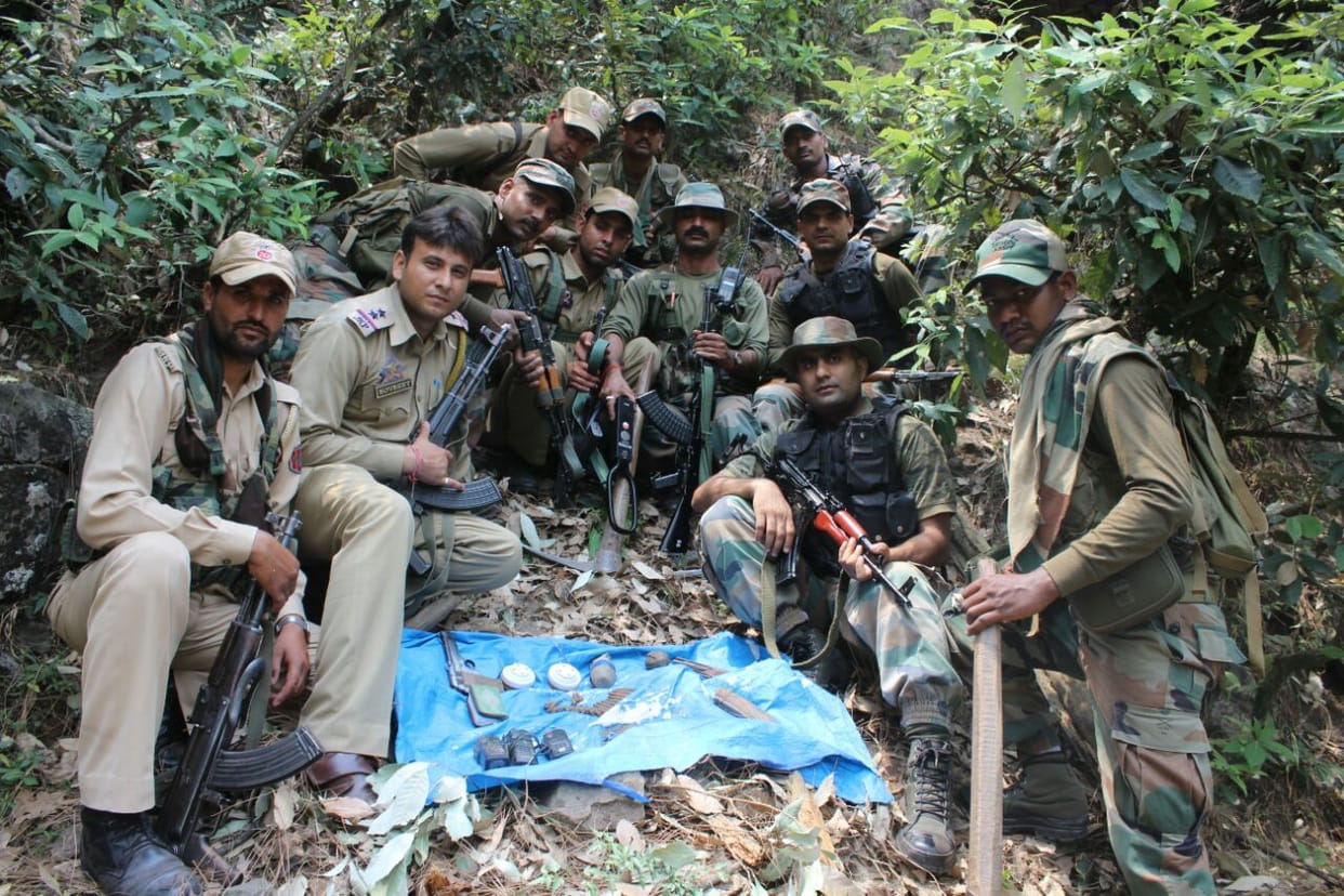 Arms recovered from militant hideout