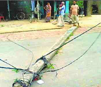 The storm toppled trees, killing teenager