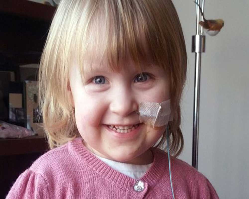 3 years old girl suffering from  glycogen storage disease type 1b