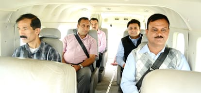 Air service opened for shimla after four years.