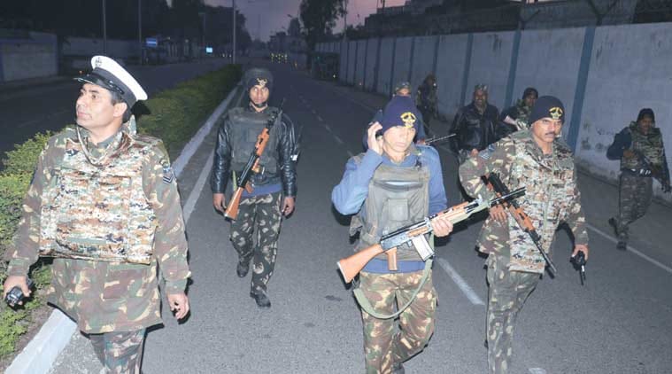 order to shot suspicious persons near pathankot airbase wall in punjab