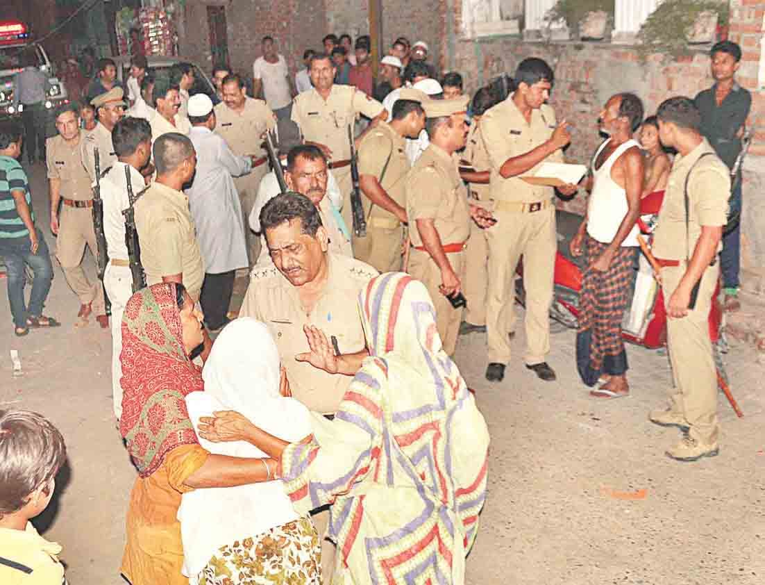 firing in sambhal
