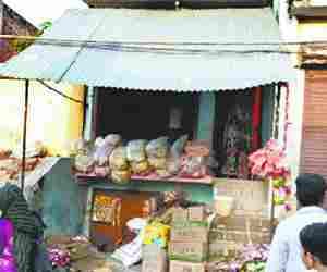 HT line fell on shop, trader died