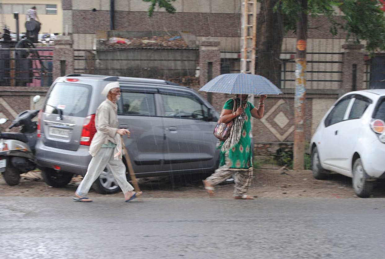 heavy rain after storm in dehradun