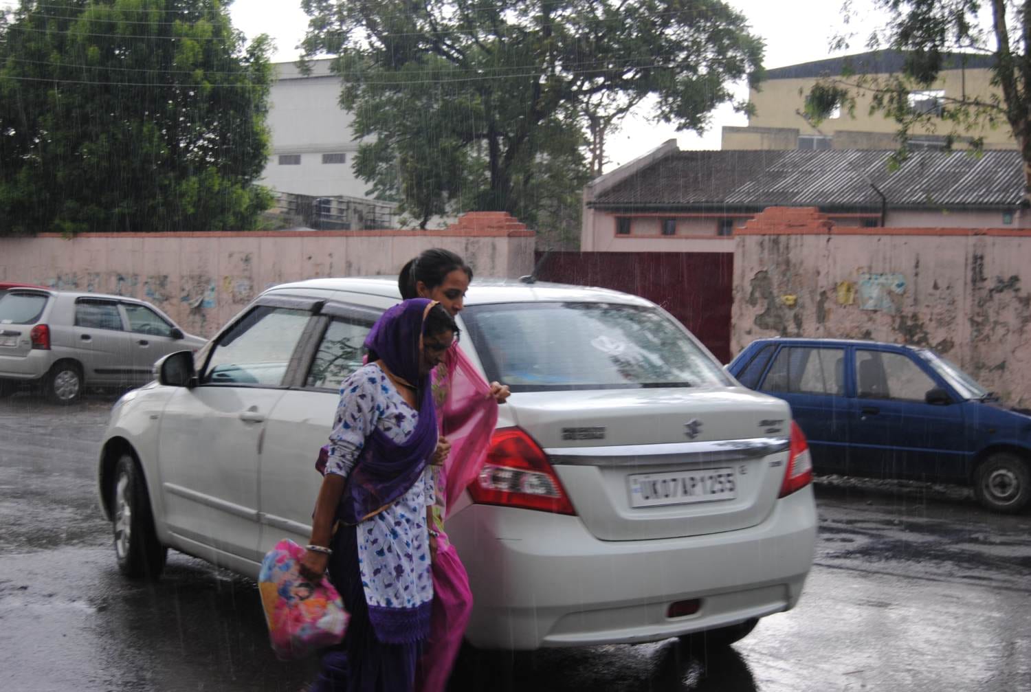 heavy rain after storm in dehradun