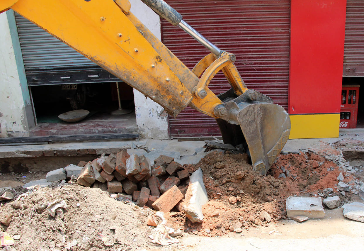  Got encroachment of road tracks