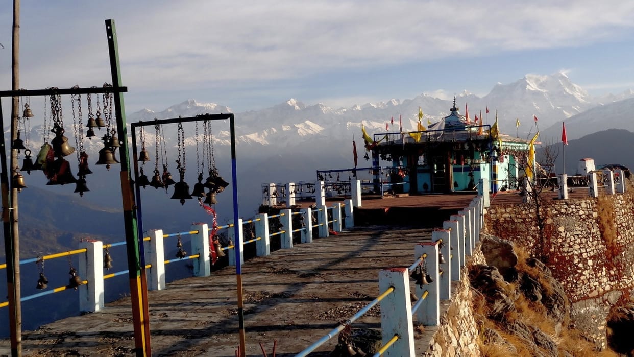 kartik swami tempel in rudraprayag.