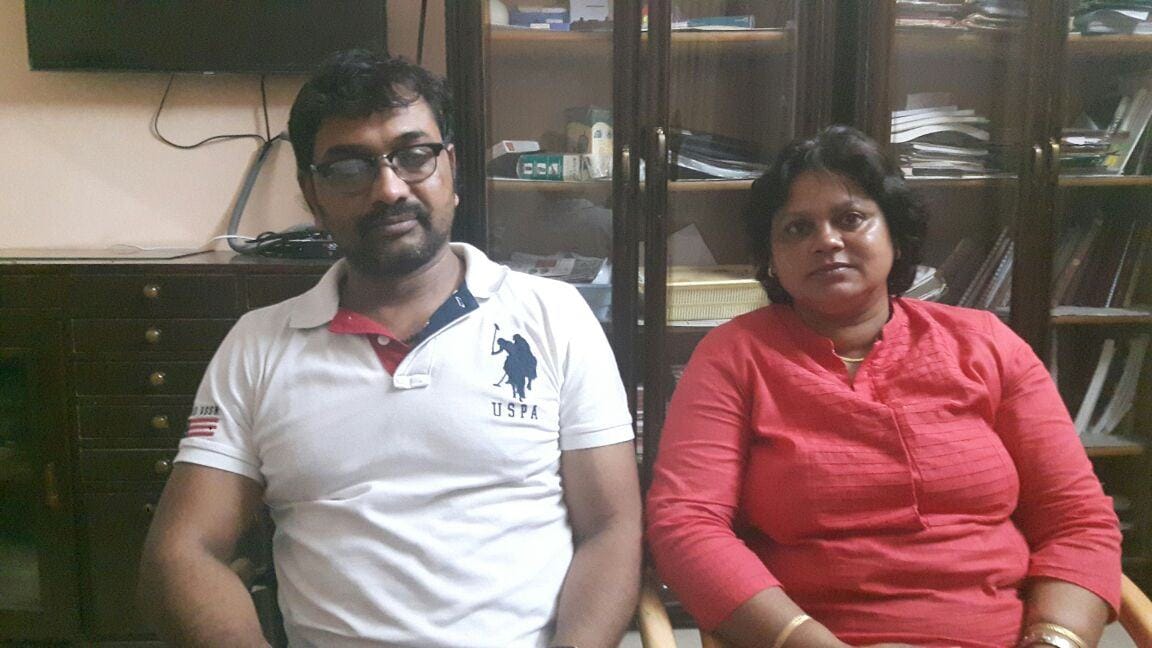 teacher couple tried to save crane life
