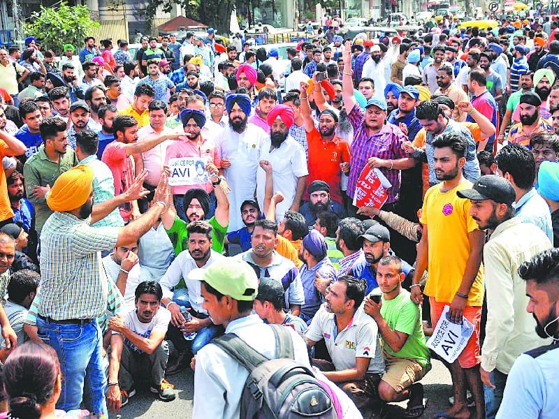 march, parents protest in ludhiana, ludhiana protest