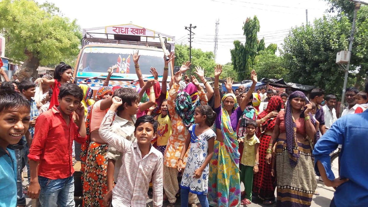 agitation on power house