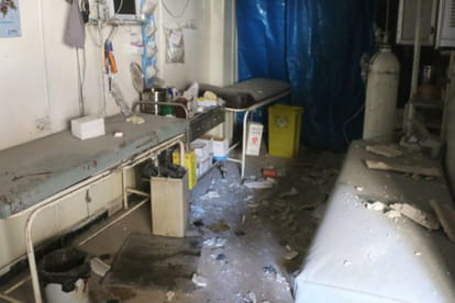 bombing on syria's aleppo