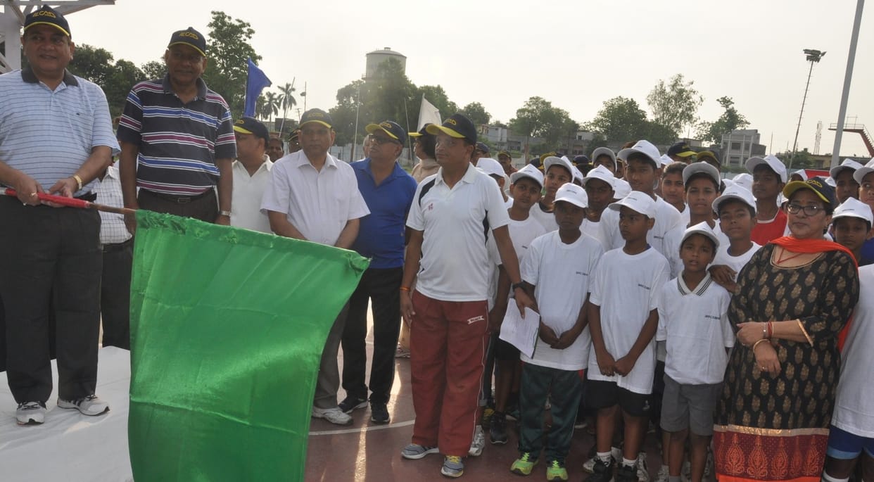 to aware for crossing walkathan run