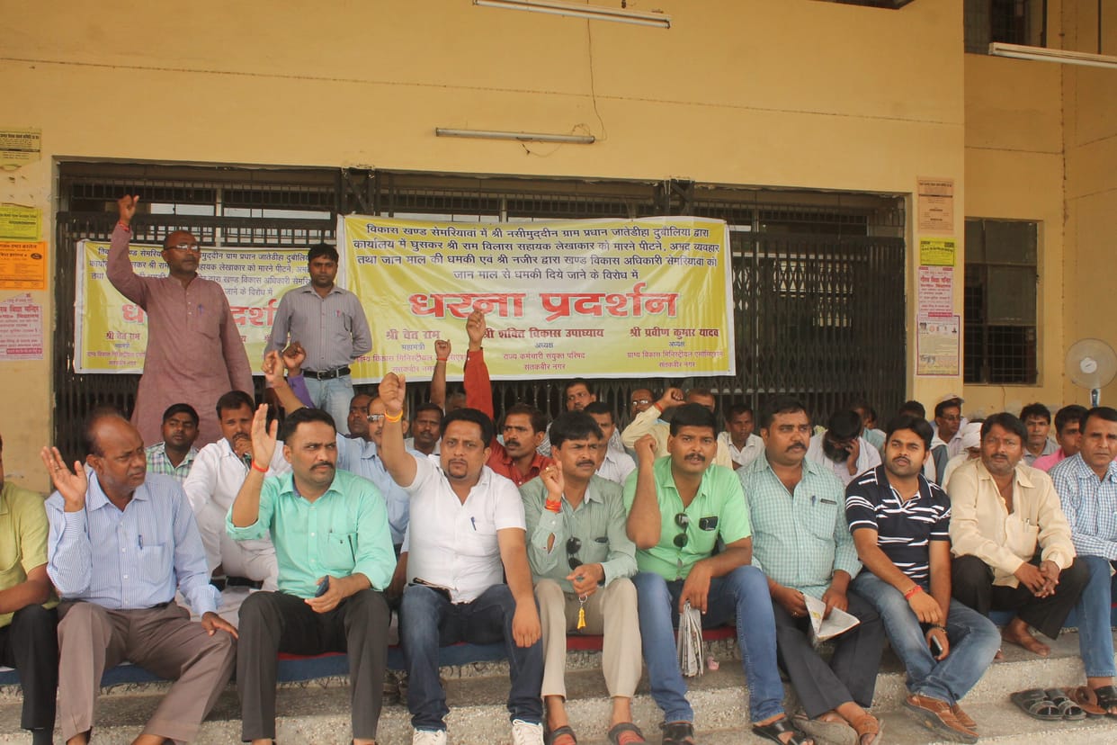 The second day continued movement of workers