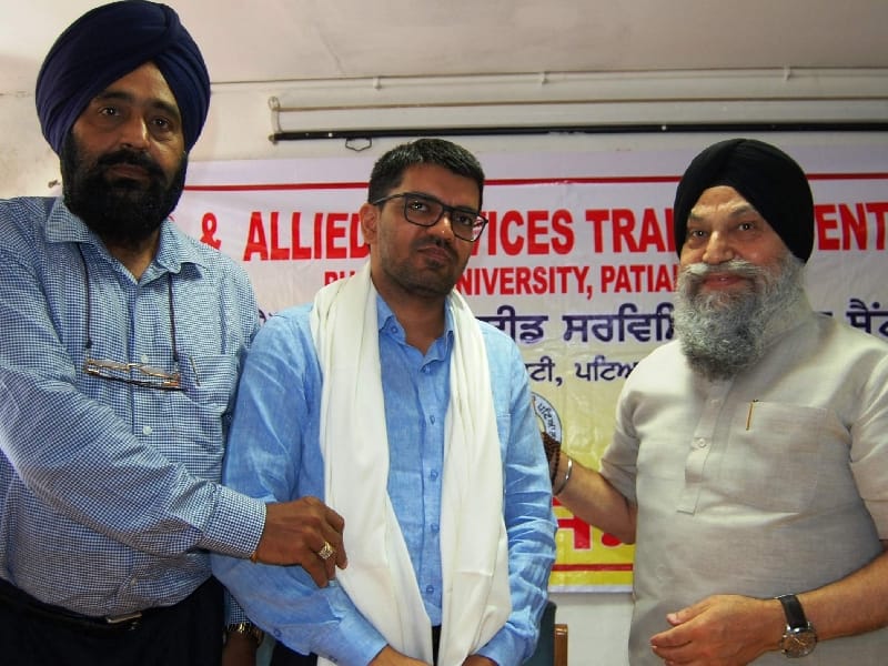 pu meeting, dc ramveer singh, ias traing center, patiala