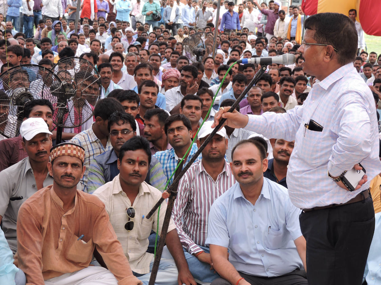 Panchayati Raj department staff encompass demands