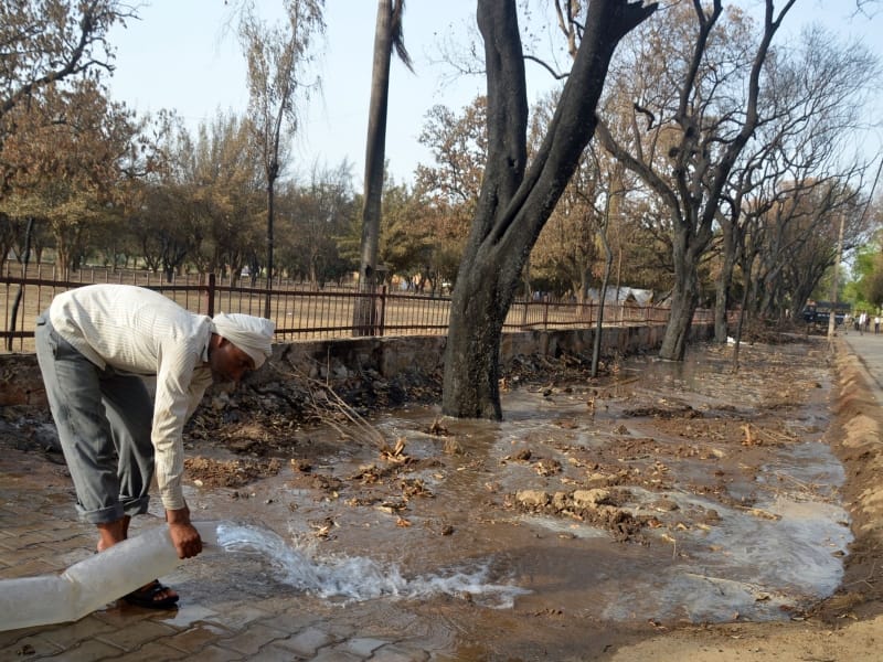 renovation in jawahar bagh has begun