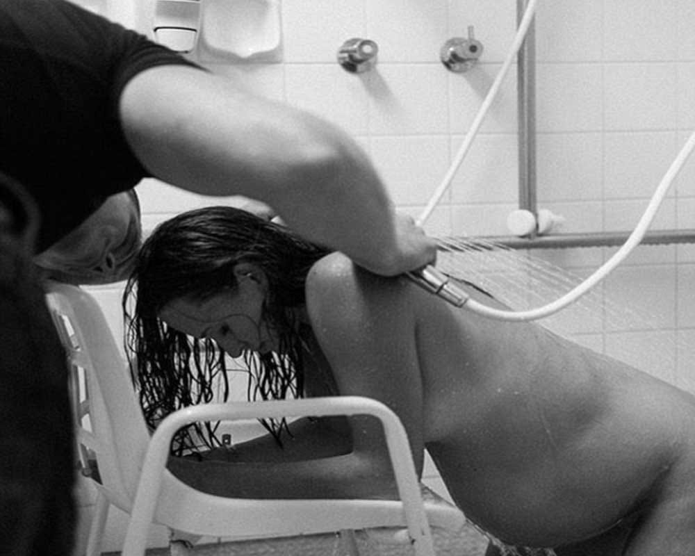 women endure labour pain, then new life is born