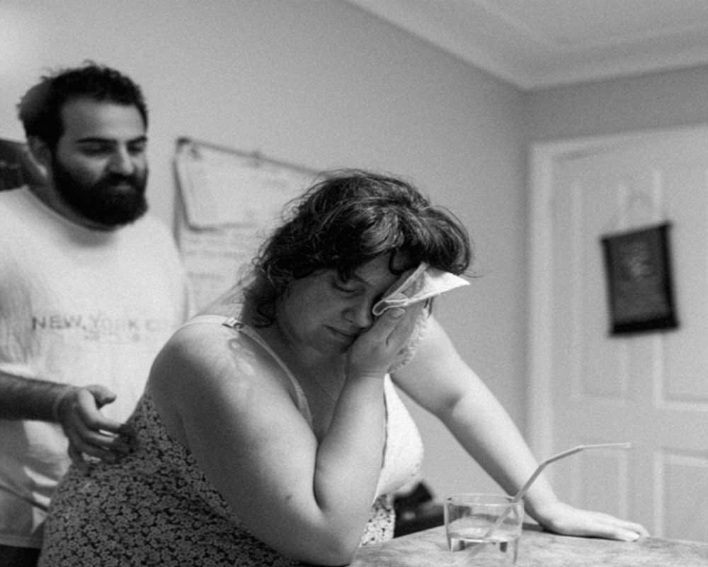 women endure labour pain, then new life is born