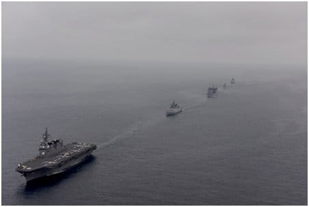 Malabar Exercise kicks off close to South China Sea