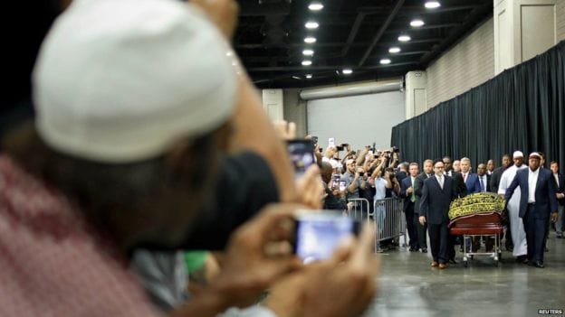 muhammad ali's funeral
