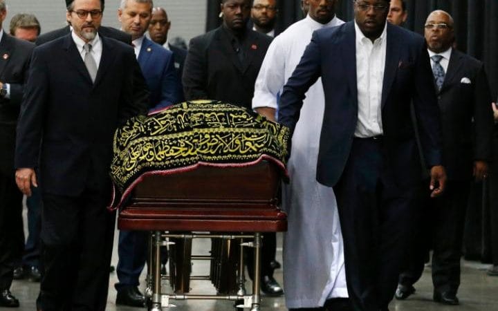 muhammad ali's funeral