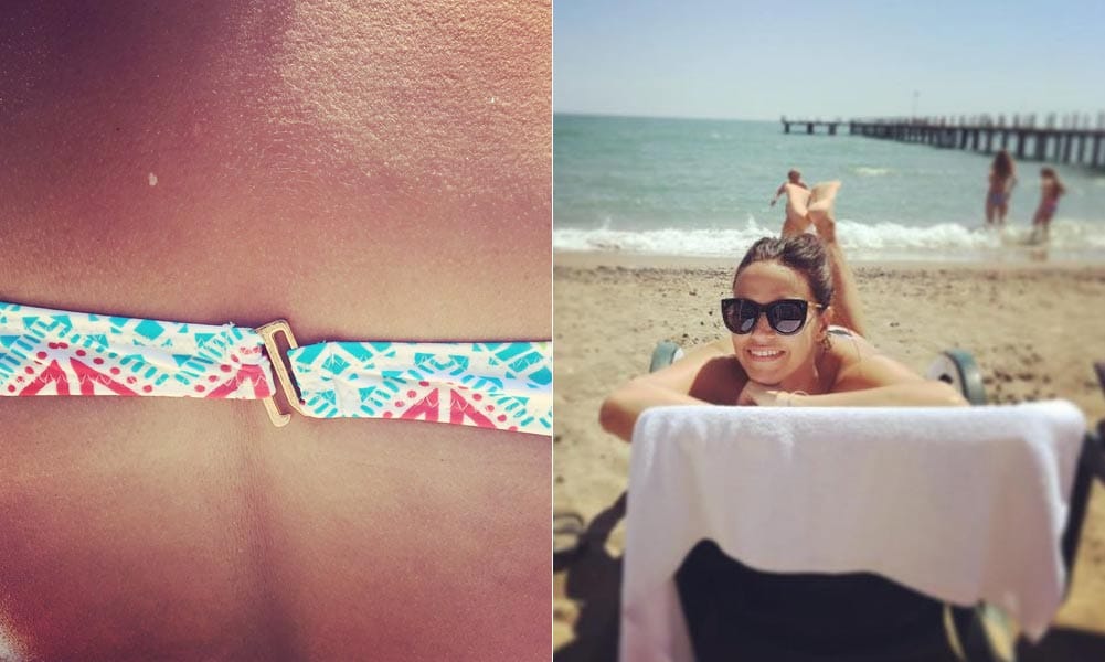 Neha Dhupia spotted holiday avatar in spain