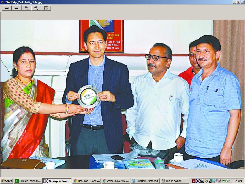 Component of the state's first toilet block made Ramgarh