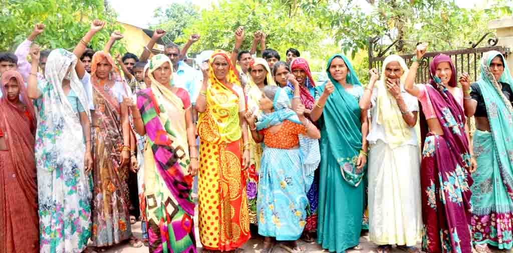 women protested in hydle