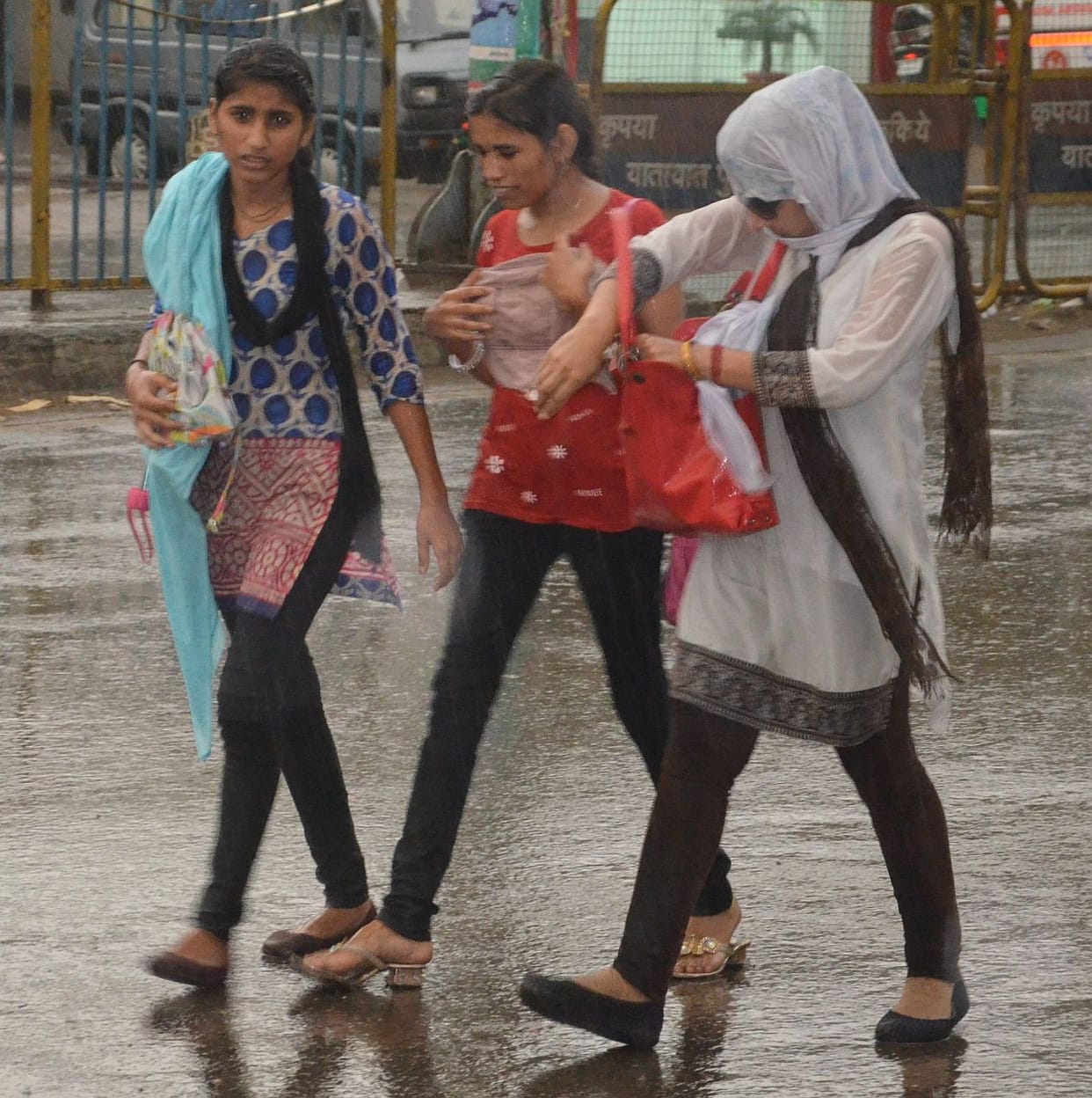Light rain relief from the heat.