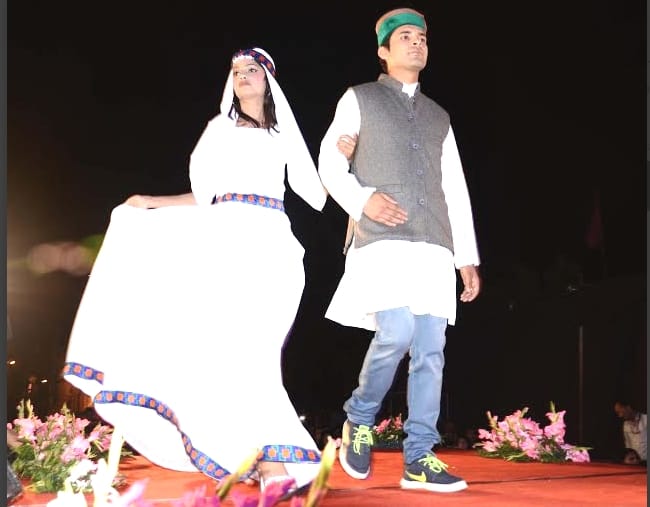 Fashion show on Third eve of summer festival shimla, live photos.